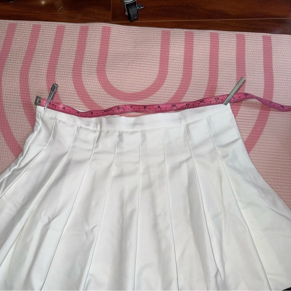 Forever 21 White Skater Skirt with Black Stripes - Picture 7 of 11